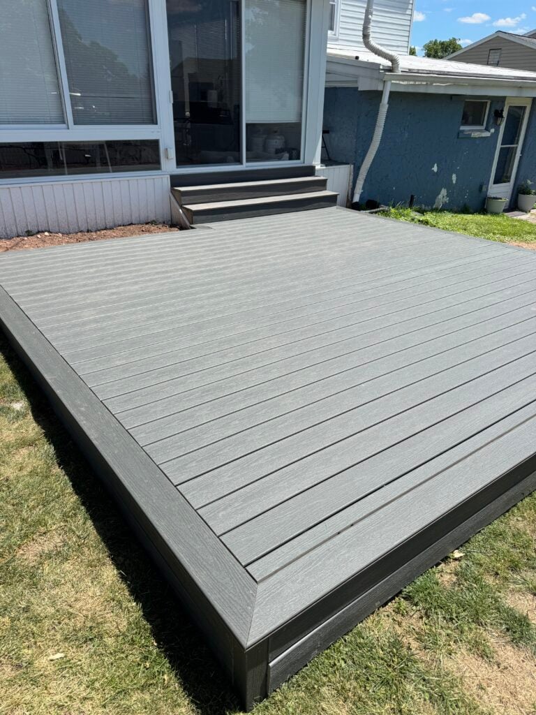 Floating Deck Installation with Trex Composite Decking in Conshohocken — conshohocken
