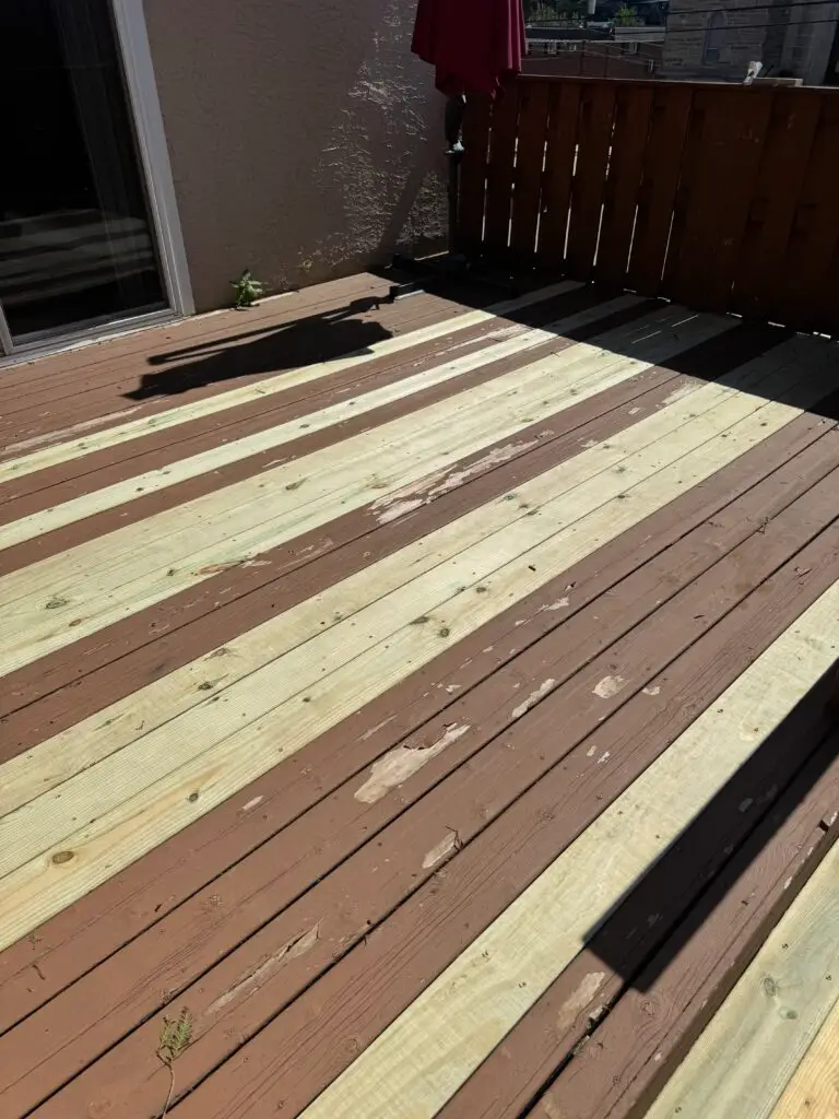 Deck Board Replacement in Conshohocken — damaged deck board replacement